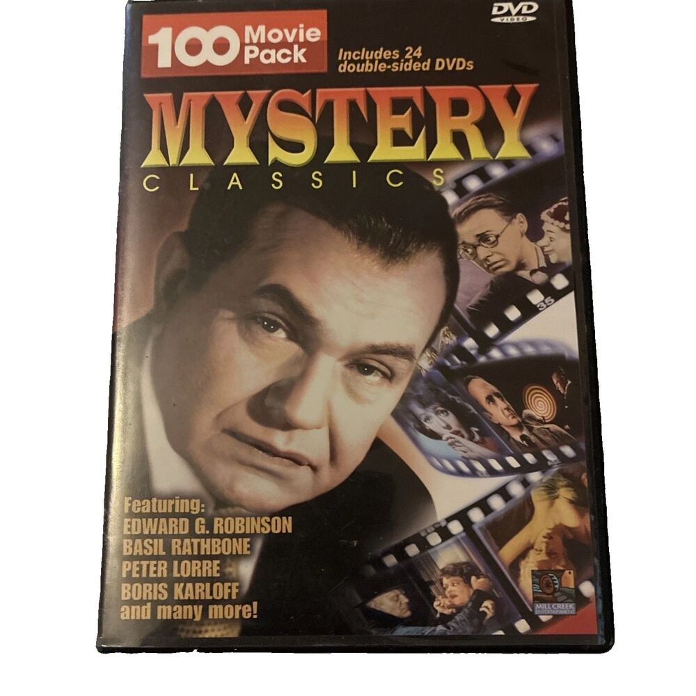 Mystery Classics 100 Movie Pack (DVD, 24 Discs)